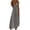 Gray, variant on My Orders Xdegoge Summer Plus Size Dresses for Women A Line 3/4 Sleeves Beach Sundress with Pockets Loose Plain Long Maxi Casual Dress Green S Camisas Para Mujer