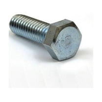 3/8 Inch x 16 x 1 1/2 Inch  Hex Bolt ZP Full Thread (10 QTY)