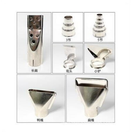 

NUOLUX 7pcs Hot Air Soldering Nozzles Hot Air Soldering Station Accessories Hot Air Accessories