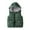 Dark Green, variant on YTDSCS Kids Winter Puffer down Cotton Vest Toddler Warm Hooded Sleeveless Jacket Thick Water-Resistant Waistcoat for Boys Girls 3-12 Years