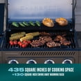 thumbnail image 6 of Charbroil® Performance Series™ FlavorMax™ 4 Burner Gas Grill Cabinet with Side Burner, Black Stainless, 6 of 13