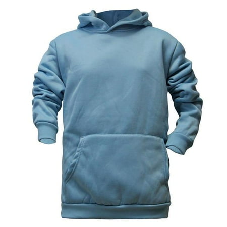 

Unisex Fleece Pull Over Sweatshirt Baby Blue - Assorted Size - Case of 12
