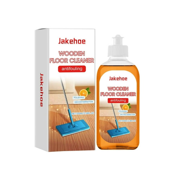 TopLLC Clean Products for Cleaning, Cleaning Supplies Foaming Orange Scented Floor Cleaner Wooden Floors Strong Stain Remover Quick Drying 100ml Floor cleaners