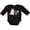 AB-Black, variant on Inktastic My 1st Easter with Cute Lamb and Easter Eggs Boys or Girls Long Sleeve Baby Bodysuit