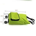 thumbnail image 6 of Monyance shopping cart with wheels Foldable Shopping Trolley Bag with Wheels Oxford Fabric Reusable Trolley Portable Travel Shopping Cart (Green)(11.02X7.48X1.77Inches), 6 of 10