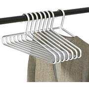 Premium Matte Gold Aluminum Coat Hangers, 10 pcs Heavy Duty Gold Suit Hangers