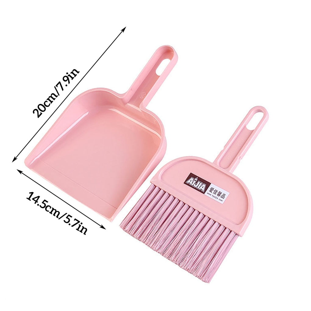 Umitay Small-Broom and Dustpan Set for Home Mini-Dust Pans with Brush Set Hand Dustpan and Brush Set Kids-Dust Pan and-Broom/Dustpan Combo Set
