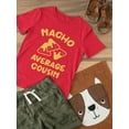 thumbnail image 3 of Nacho Average Cousin T-Shirt Toddler -GoatDeals Designs,  2 Toddler, 3 of 4