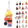 thumbnail image 2 of Tassel Keychain Fashion Multipurpose Key Ring Pendant Pom Pom Tassel Bag Charm, 2 of 7