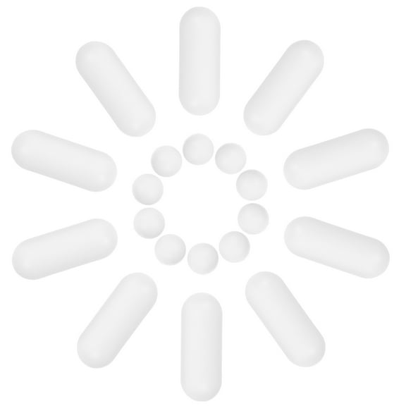 Raindrops Sleek Toilet Seat Bumpers White Easy Clean for Toilet Use 10Set