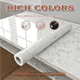 thumbnail image 3 of 1/2/3PCS Large Self-Adhesive Marble Wallpaper – Waterproof Heat-Resistant PVC Film, Peel and Stick Countertop & Wall Covering – for Kitchen, Bathroom, Cabinets, Floors, 3 of 20
