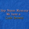 thumbnail image 2 of CafePress - Nursemommy_Codebrown1 - Cute Infant Baby Football Bodysuit, 2 of 3