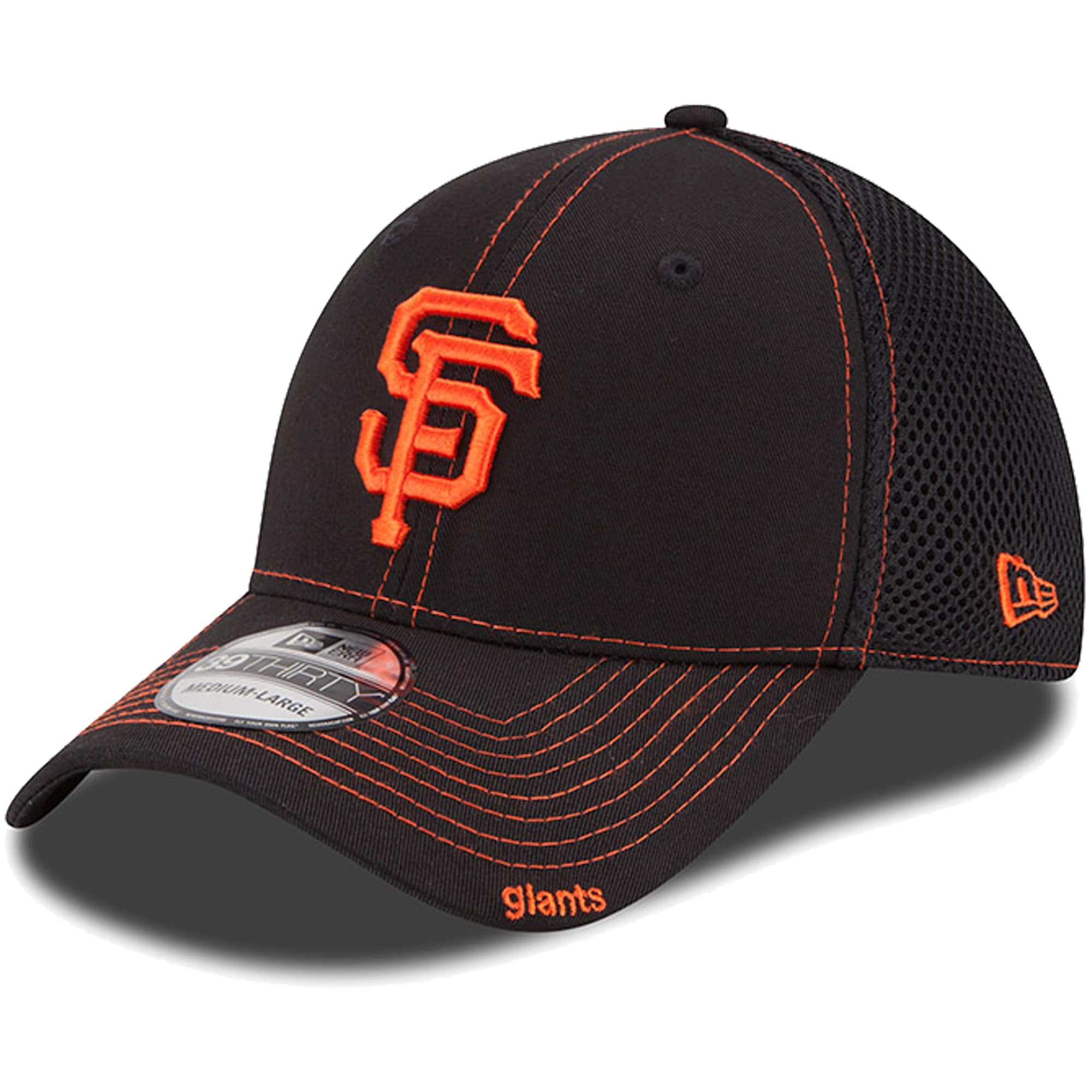 New Era San Francisco Giants Black Neo 39THIRTY Stretch Fit Hat