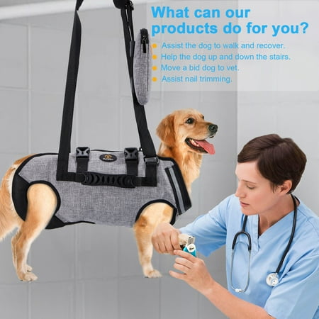 Pet Sling Bag Dog Lift Harness Whole Body Support Rehabilitation Vest Carrier XL