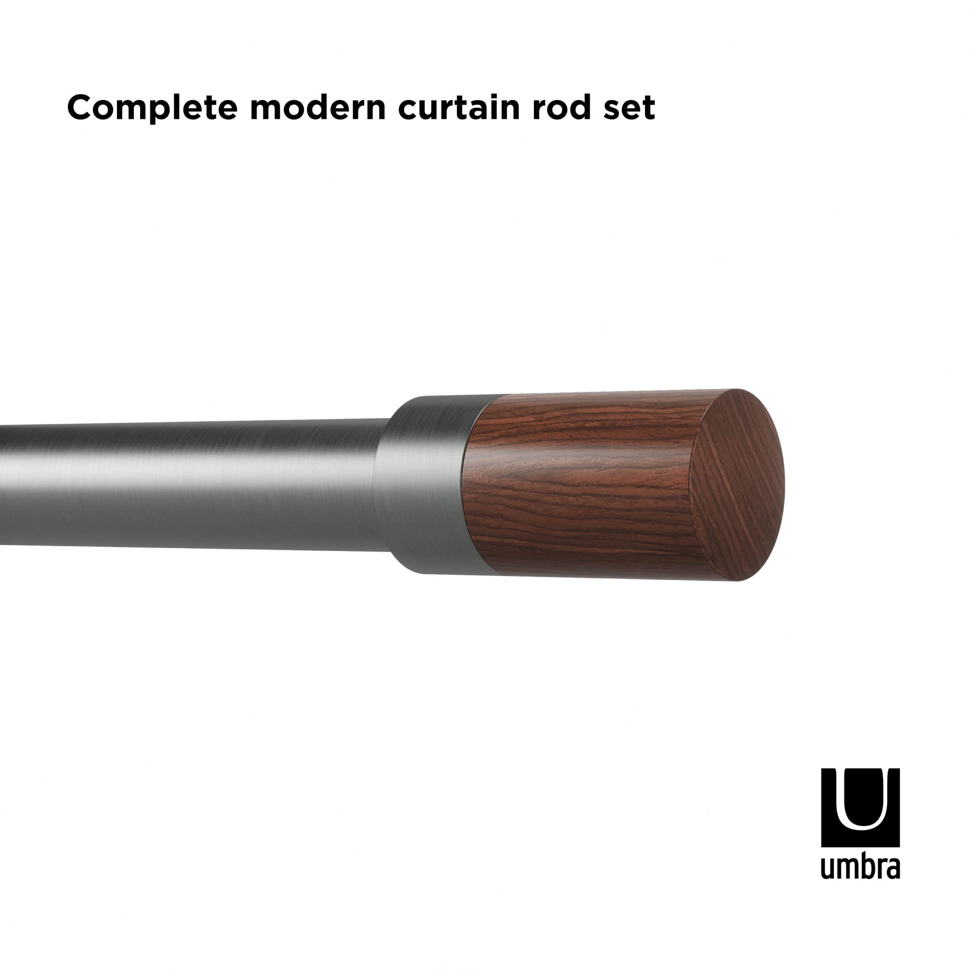 Umbra Blok 1" Expandable Curtain Rod 36-72"
