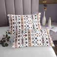 thumbnail image 3 of Western Quilt Set Southwestern Coverlet Set,Geometric Aztec Bedspread Set Queen,Exotic Geometry Quilted Vintage Arrow Diamond Western Decor for Home, 3 of 3