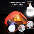 thumbnail image 4 of Rechargeable Bulb Portable Camping Light Bulb Emergency Lighting Flashlight Lights Outdoor Hanging Tent Light 100w, 4 of 6