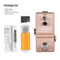 thumbnail image 2 of Yeacher Loop Station Mini Guitar Looper Effect Pedal 10 Minutes Recording Time 3 Working Modes True Bypass Full Metal Shell with 1GB Memory Card, 2 of 8