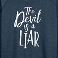 thumbnail image 3 of Instant Message - Devil Is A Liar - Women's Lightweight French Terry Long Sleeve Shirt, 3 of 6