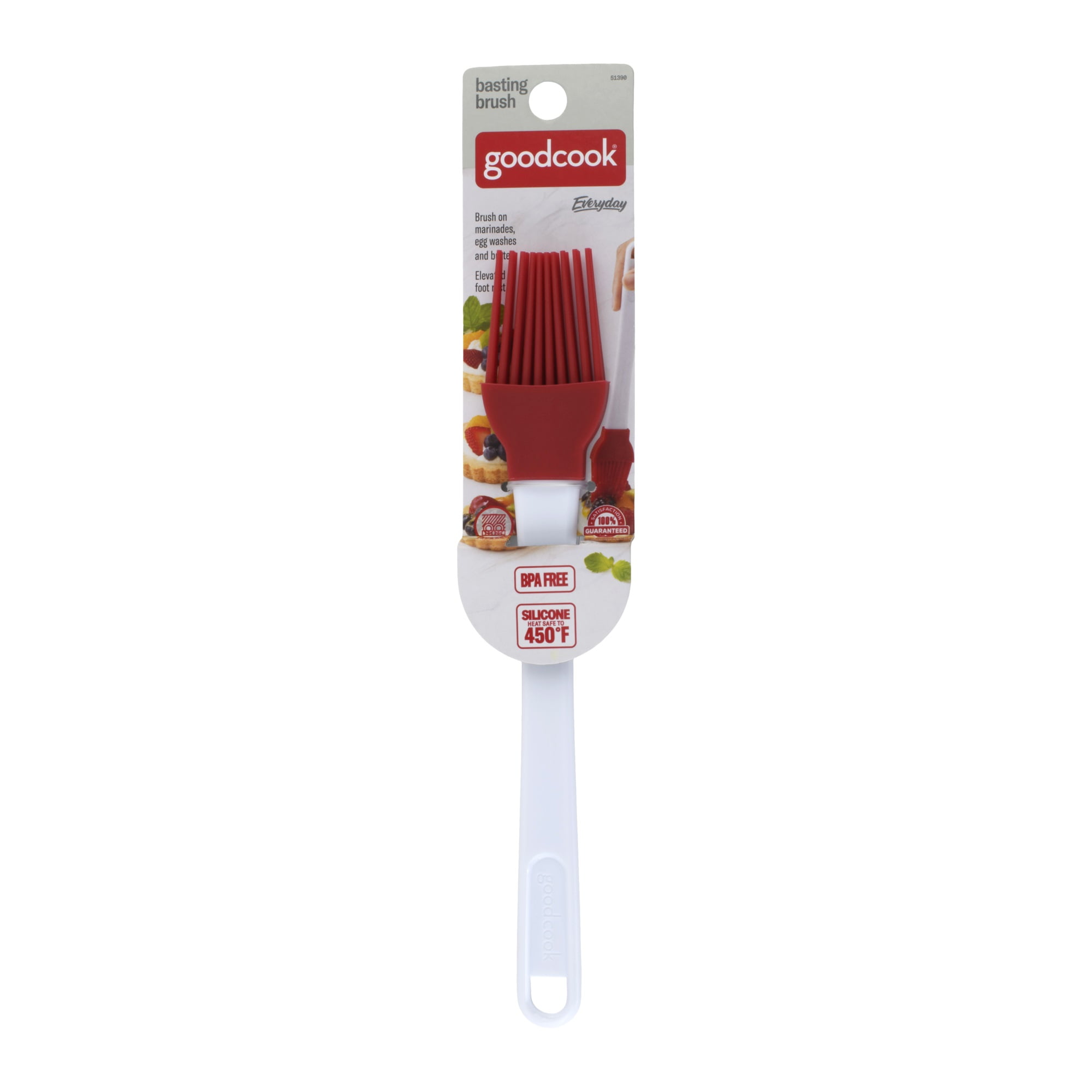 (2 pack) GoodCook Silicone Basting Brush 8.5 Inch for Pastries and Poultry
