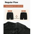 thumbnail image 6 of INNERSY Womens Breathable Period Boxers Underwear High-Waist Menstrual Panties 3-Pack(L,Black Without Logo), 6 of 12