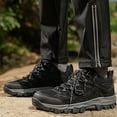 thumbnail image 6 of Men's Sneakers Unisex All Terrain Hiking Sneakers With Durable Lightweight Outdoor Walking Shoes Enhanced Traction Comfortable Support For Adventure Travel, 6 of 8