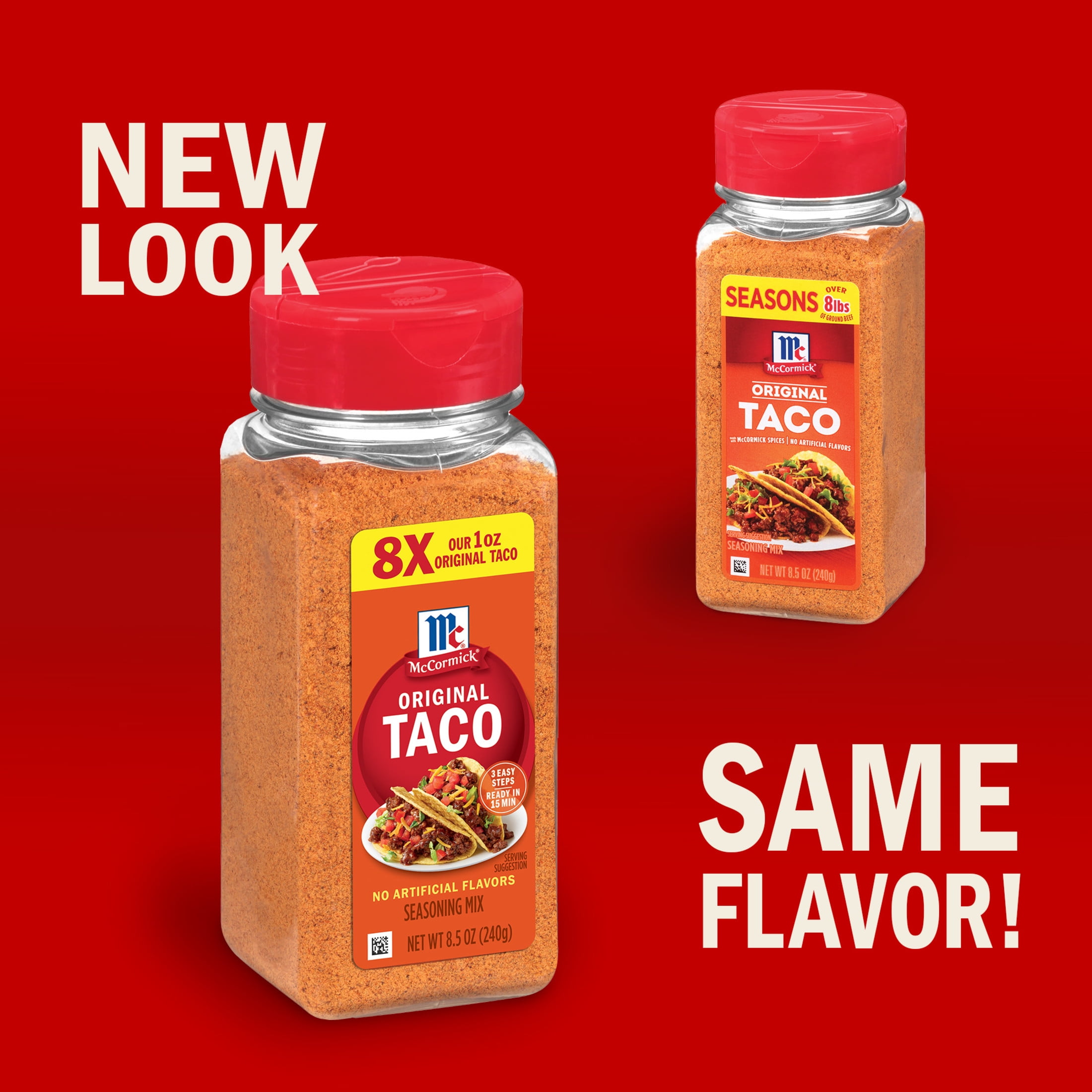 (6 pack) McCormick Original Taco Seasoning Mix, 8.5 oz Bottle