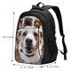 thumbnail image 5 of Balery Realistic Cute Puppy Mochila con carga USB para hombre y mujer - Mochila impermeable y antirrobo para laptop con puerto USB para viajes, trabajo, 5 of 7