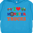 thumbnail image 3 of Inktastic I Love Trucks Toddler Hoodie, 3 of 4