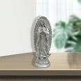 thumbnail image 2 of Catholic Virgin Mary Statue Figure Our Lady Figurine Handmade Collection Religious for Home Hallway Entryway Decoration   grey, 2 of 7