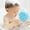 light blue, variant on Round Seaweed Bath Sponge, Honeycomb Children’s Bath Scrub, Soft Foaming Bath Sponge for Kids, Gentle Bath Supplies for Baby and Child Skin Care