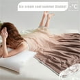 thumbnail image 6 of Cool Summer Quilt – Cooling Blanket Everlasting Cold Touch for Hot Sleepers, Lightweight Design Summer Ice Blanket for Night Sweats, Machine Washable Comfort For Singles & Couple 200*230cm, 6 of 9