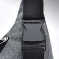 thumbnail image 4 of Riñonera de nailon para correr al aire libre, ciclismo, caminar (gris), 4 of 9