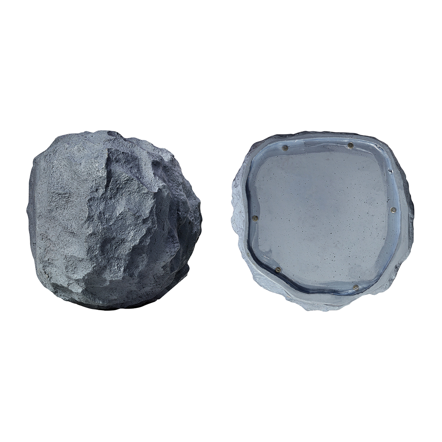 Gemini GHRK-400-PR Bluetooth TWS 40-Watt-Peak Outdoor Rock Speaker Set for Waterproof Patio Sound System, 2 Count