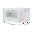 thumbnail image 2 of TFCFL 24L Desktop Rectangular Sanitizer Dryer Machine 230W Stainless Steel Drying Case with 2 Tier Shelves, 2 of 15