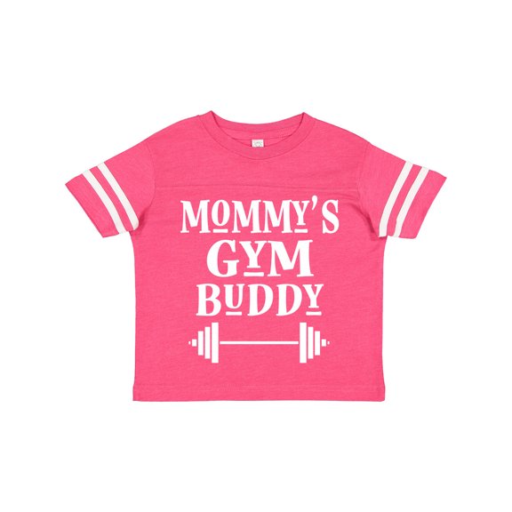 Inktastic Mommy Gym Buddy Fitness Gift Boys or Girls Toddler T-Shirt