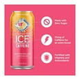 thumbnail image 2 of Sparkling Ice +Caffeine Watermelon Lemonade Sparkling Water, Zero Sugar, with Antioxidants and Vitamins, Zero Sugar, 16 fl oz Cans (Pack of 12), 2 of 3
