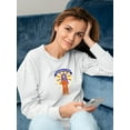 thumbnail image 2 of Happy Assumption Of Banner Sweatshirt Women -Image by Shutterstock, Female XX-Large, 2 of 4