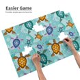 thumbnail image 3 of Rateoe Turtles And Sea Pattern Wooden Picture Puzzle ,1000 Piece Jigsaw Puzzle ,Family Fun Puzzle, Home Décor Puzzle, Gift Puzzle(Horizontal style), 3 of 9
