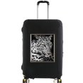 thumbnail image 1 of Animal Series Printed Pattern Travel Essentials Bag with 18-32 Inch Capacity Travel Accessories Trolley Case Protective Cover 8animal 032 S, 1 of 6
