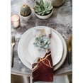 thumbnail image 3 of Cloth Napkins Set of 2 - 20x20 Inches, Marble Red Washable Reusable Table Napkins, Modern Abstract Gold White Brick Stone Motif Soft & Absortbent Dining Napkin for Party Wedding Hotel Restaurant, 3 of 8