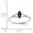 thumbnail image 5 of Primal Gold 10 Karat White Gold Geniune Ruby Birthstone Ring, 5 of 7