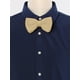 thumbnail image 2 of CORBATA DE LAZO PREATADA PARA HOMBRES INSPIRADA EN EL DÍA DEL PADRE, CON CORREA AJUSTABLE, COLOR SÓLIDO, CORBATA DE LANA CHAMPÁN, 2 of 5
