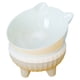 thumbnail image 1 of Cuencos elevados para gatos, cuenco de comida para gatos elevado inclinado antivómitos, cuencos para gatos para proteger la columna vertebral, 1 of 6