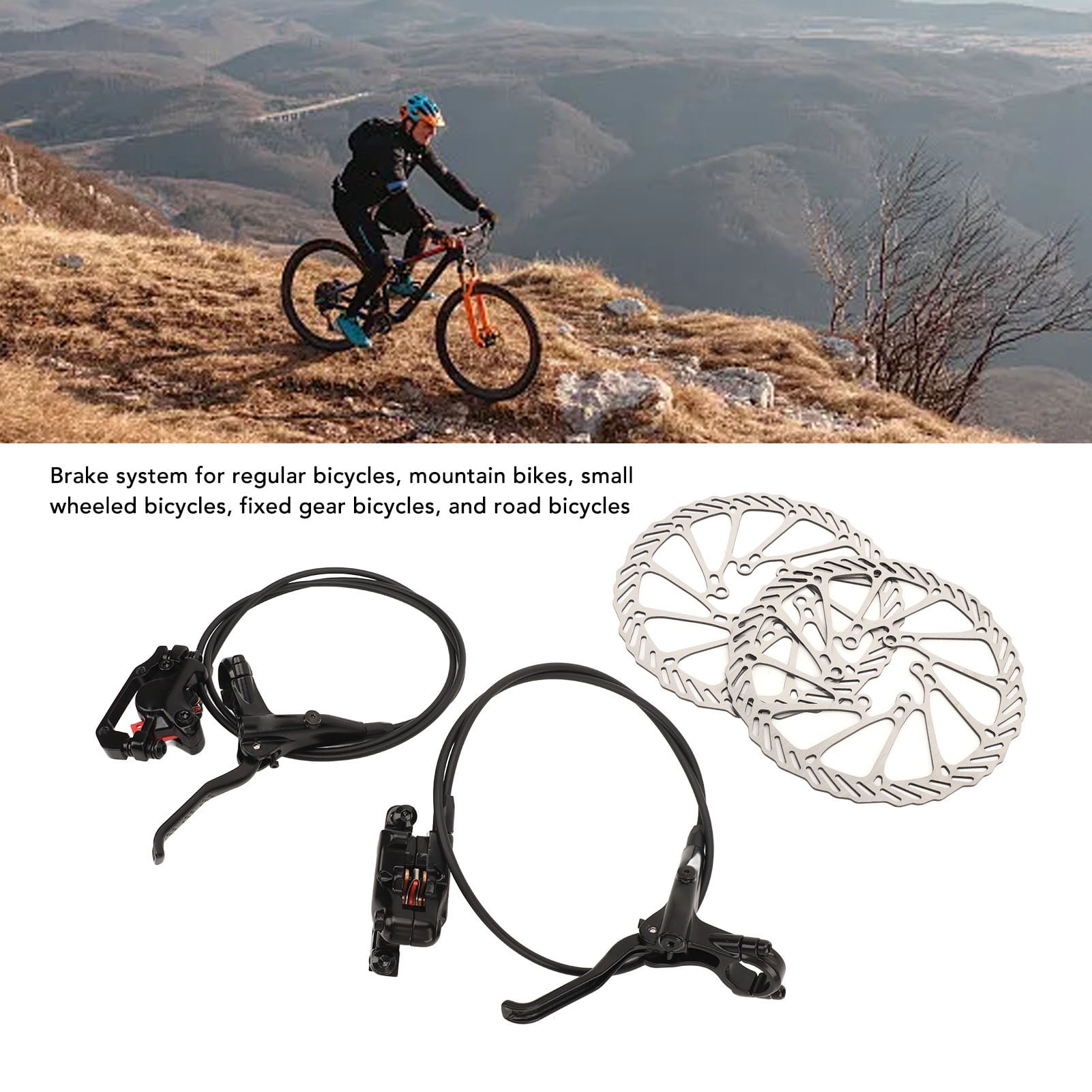 Ensemble de Freins à Disque Hydrauliques pour Vélo de Montagne