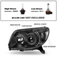thumbnail image 2 of For 2006 2007 2008 2009 Toyota 4Runner Headlights Lamps Pair, 2 of 9