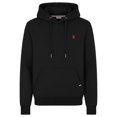 thumbnail image 1 of U.S. POLO ASSN. Sudadera con capucha para hombre - Forro polar acolchado, capucha, mezcla de algodón Negro L (Large), 1 of 3