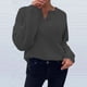 thumbnail image 1 of Puntoco Suéter Mujer Moda Cuello En V Manga Larga Top Sólido Bolsillo Suéter Navidad Liquidación Puntoco Puntoco-2728, 1 of 6
