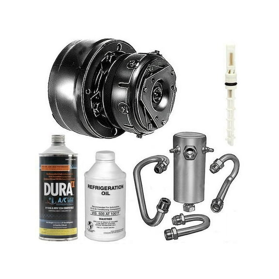 A/C Compressor Kit - Compatible with 1977 - 1982 Chevy Corvette 1978 1979 1980 1981