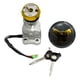thumbnail image 1 of Cerradura de interruptor de encendido, cerradura de cilindro de batería con llave, reemplazo directo para triciclo dorado, 1 of 5